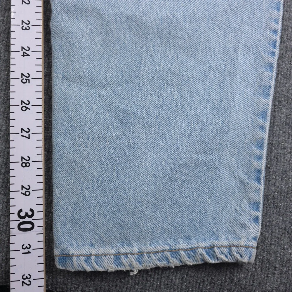 VINTAGE Levis 560 Loose Fit Tapered Leg Jeans Light Wash Blue Mens Denim 34x32